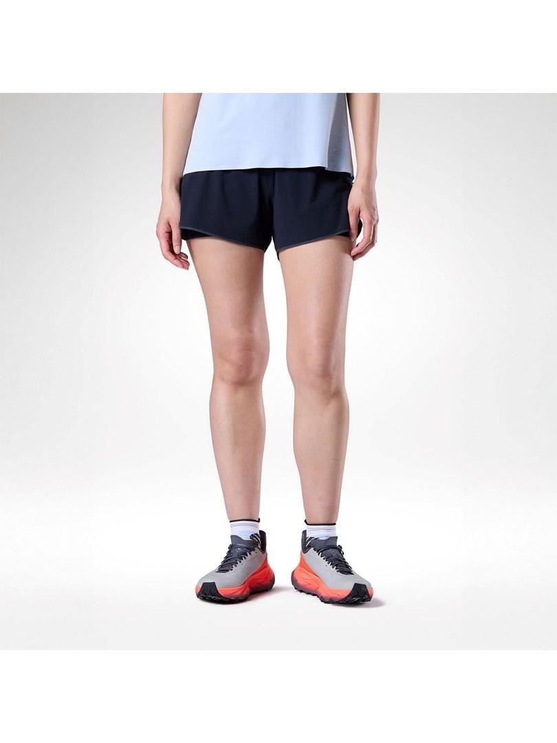 Rossignol W Sapa 2In1 Short 5" løbeshorts til dame - sort, L