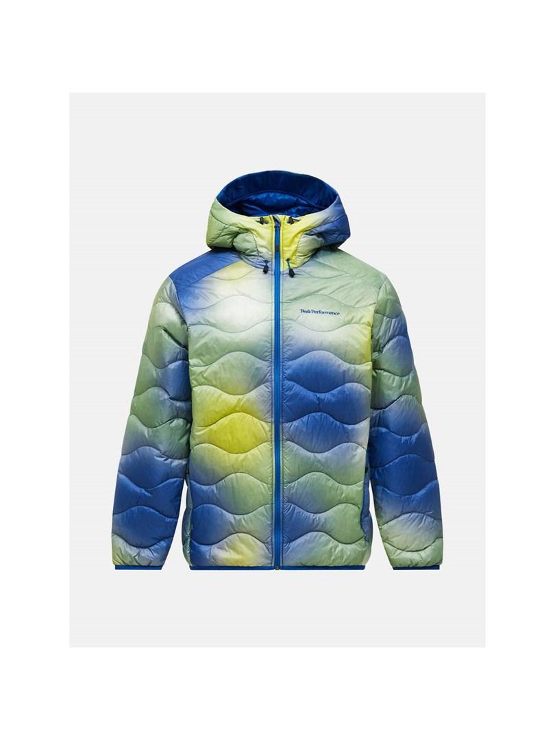 Peak Performance Helium Aop Down Hood Jacket herre dunjakke multicolor XL
