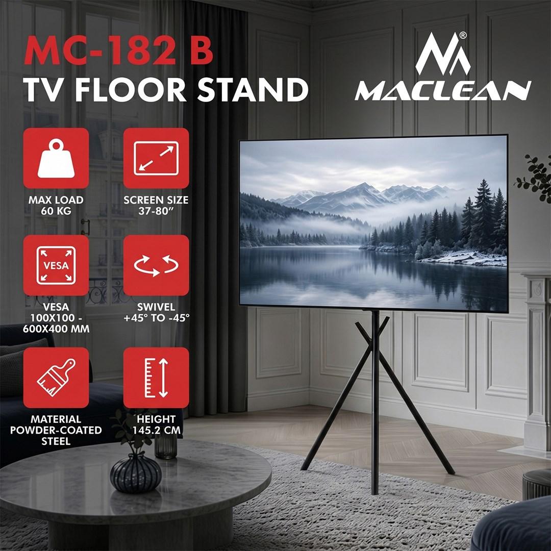 MACLEAN TV FLOOR STAND/MOUNT 37–80 MC-182 B