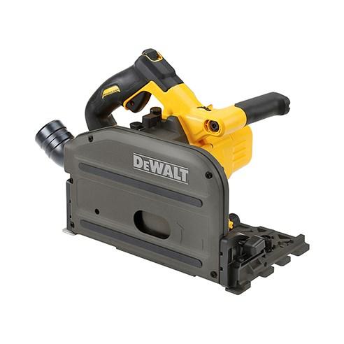 Rundsav med føringsskinne - DeWALT DCS520NT 16,5 cm, sort/gul, 4.200 o/min billede