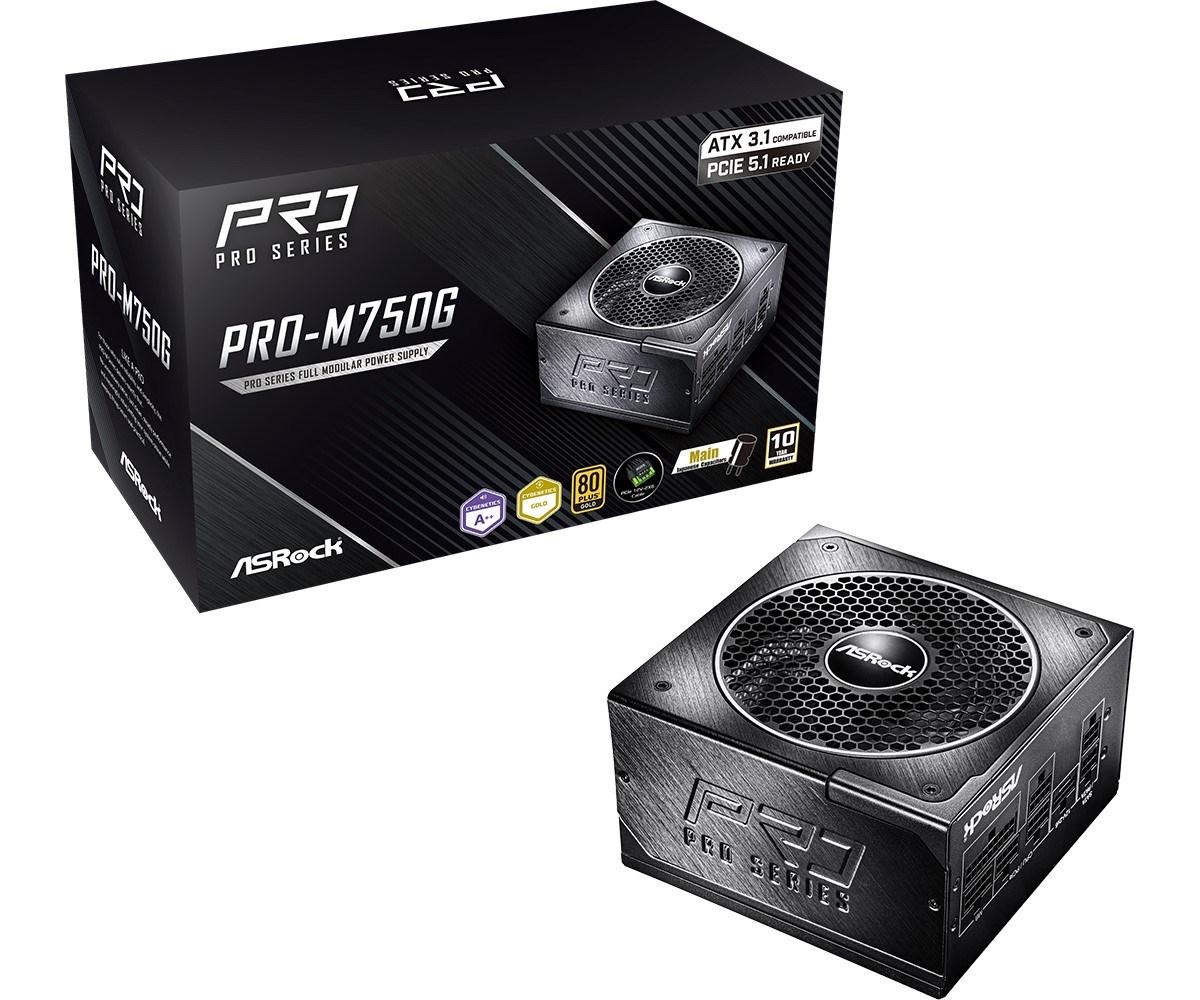 ASROCK PRO-M750G 750W Netzteil 80+ Gold ATX 3.1 retail
