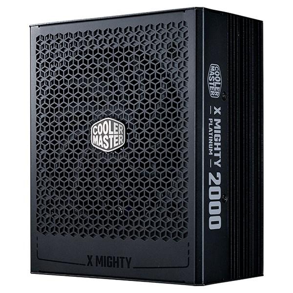 Cooler Master X Mighty Platinum 2000 Strømforsyning - 2000 Watt - 120 mm - ATX - 80 Plus Platinum certified