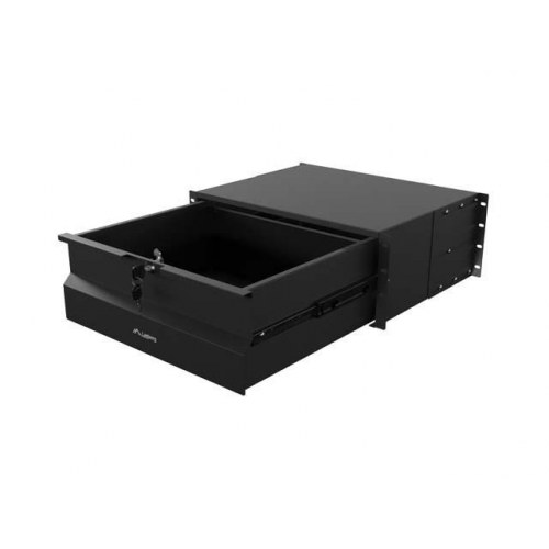 Lanberg 19" rackskuffe 4U 483 × 360 mm sort