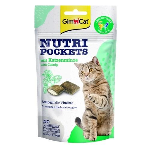 GimCat Nutri Pockets med kattemynte kattegodbidder 60 g