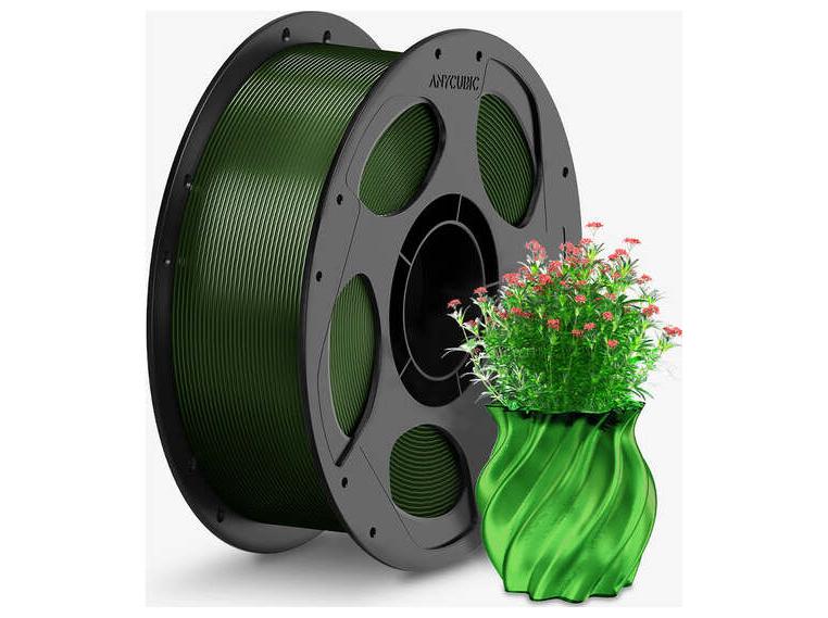 Anycubic PETG Filament 1.75mm 1kg Transparent Olivengrøn AHPETL-102