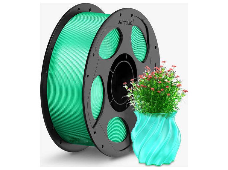 Anycubic PETG Filament 1.75mm 1kg Transparent Grøn AHPETR-102
