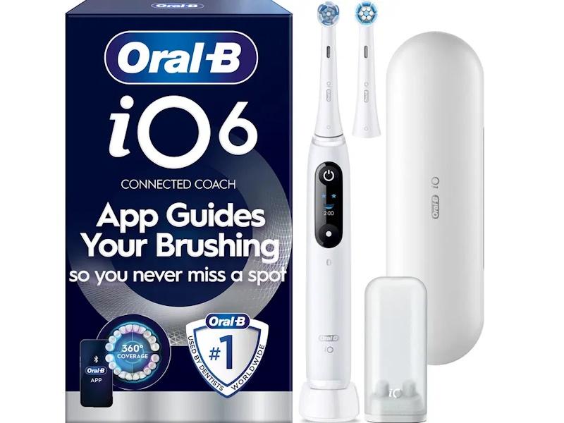 Oral-B iO Series 6 elektrisk tandbørste hvid billede