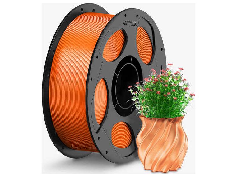Anycubic PETG Filament 1.75mm 1kg Transparent Orange AHPETO-102
