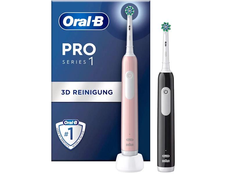 Oral-B Pro Series 1 DUO elektrisk tandbørste sort/pink