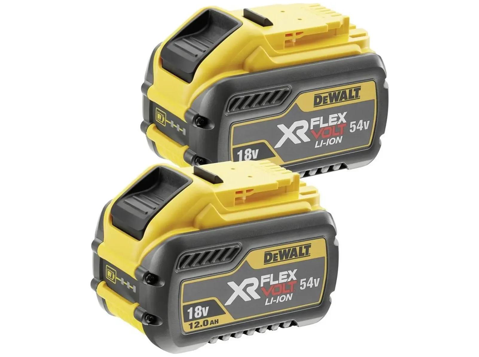 DeWALT XR FlexVolt DCB548Y2-XJ batterisæt 12 Ah Li-ion 18/54 V billede