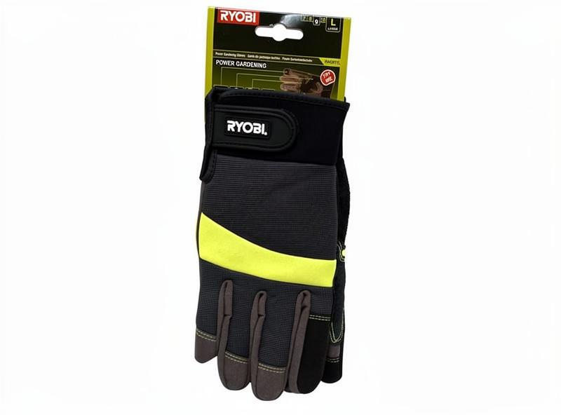 Ryobi RAC811L arbejdshandske large - sort havehandske