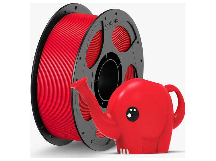 Anycubic PETG Filament 1.75mm 1kg Rød AHPERR-102