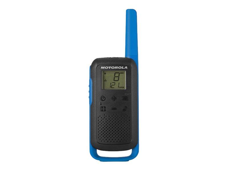 Walkie talkie Motorola Talkabout T62 - sort/blå, 2 stk.