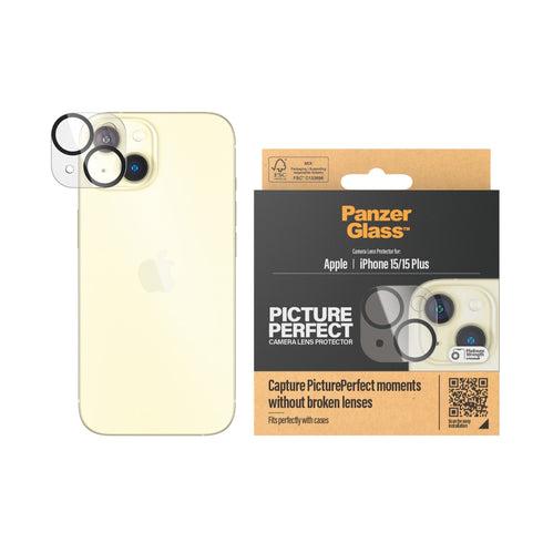 PanzerGlass™ | PicturePerfect - Objektiv beskyttelse for mobiltelefon | Iphone 15 / 15 Plus