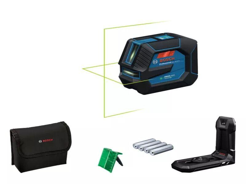 Bosch Professional GLL 20-22 G/AA grøn linjelaser - 20 m, selvnivellerende