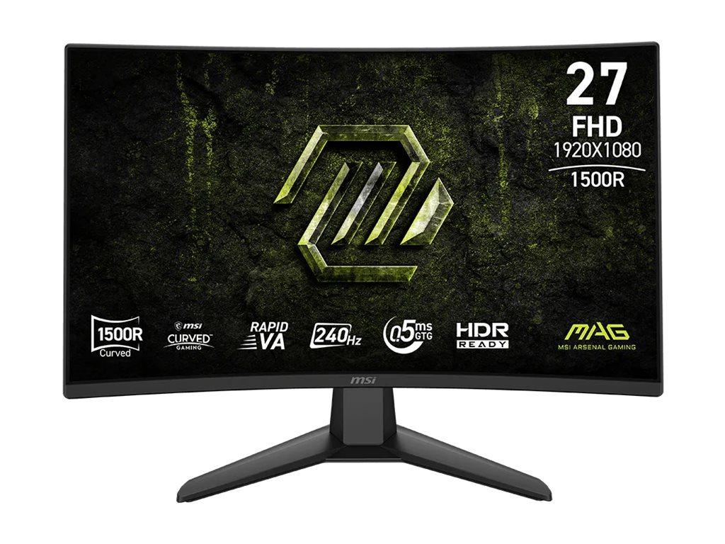 MSI MAG 274CF X24 27" buet gaming-skærm - FHD 240 Hz Rapid VA billede