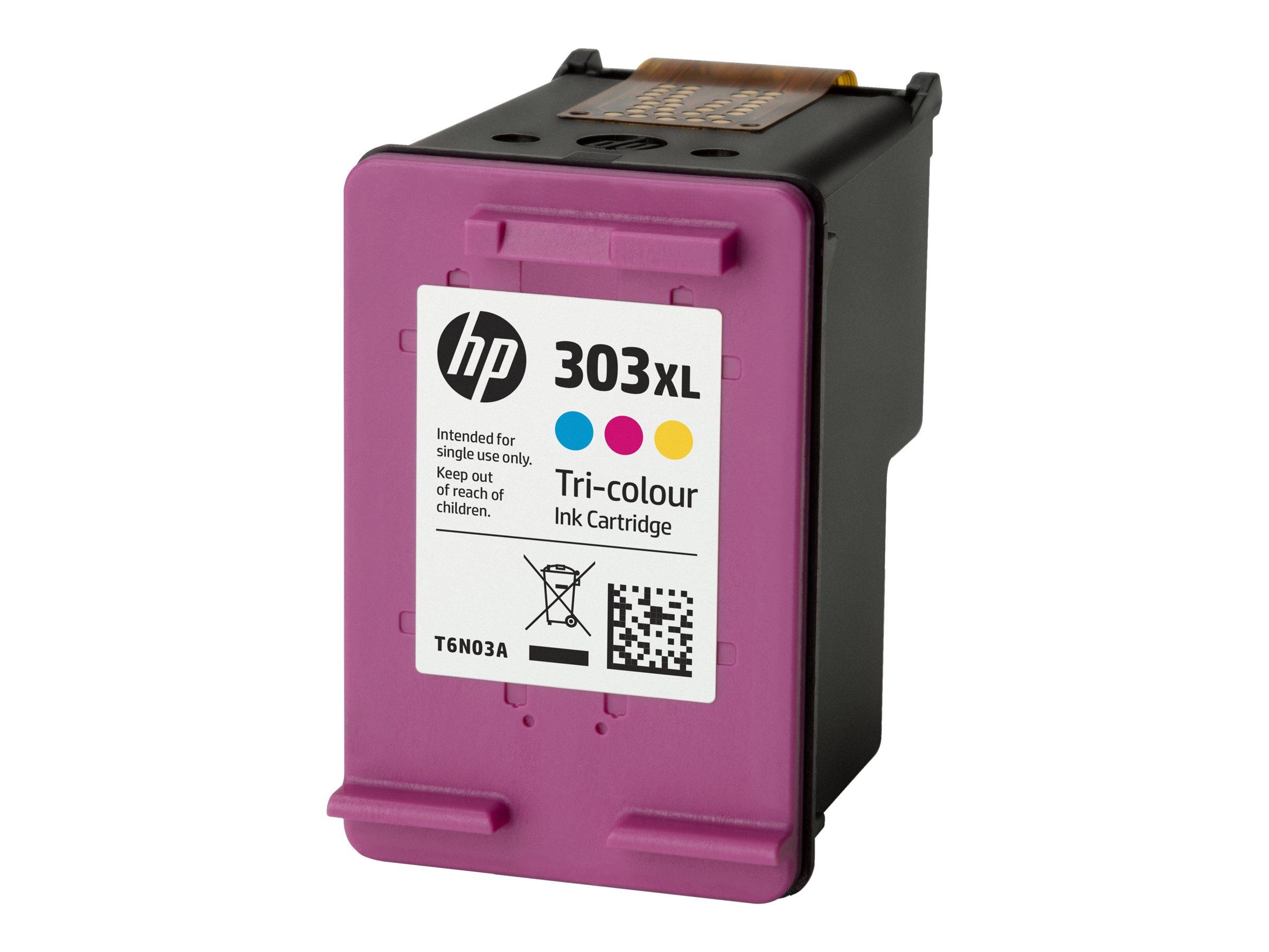 HP 303XL farve blækpatron - cyan, magenta, gul - 415 sider