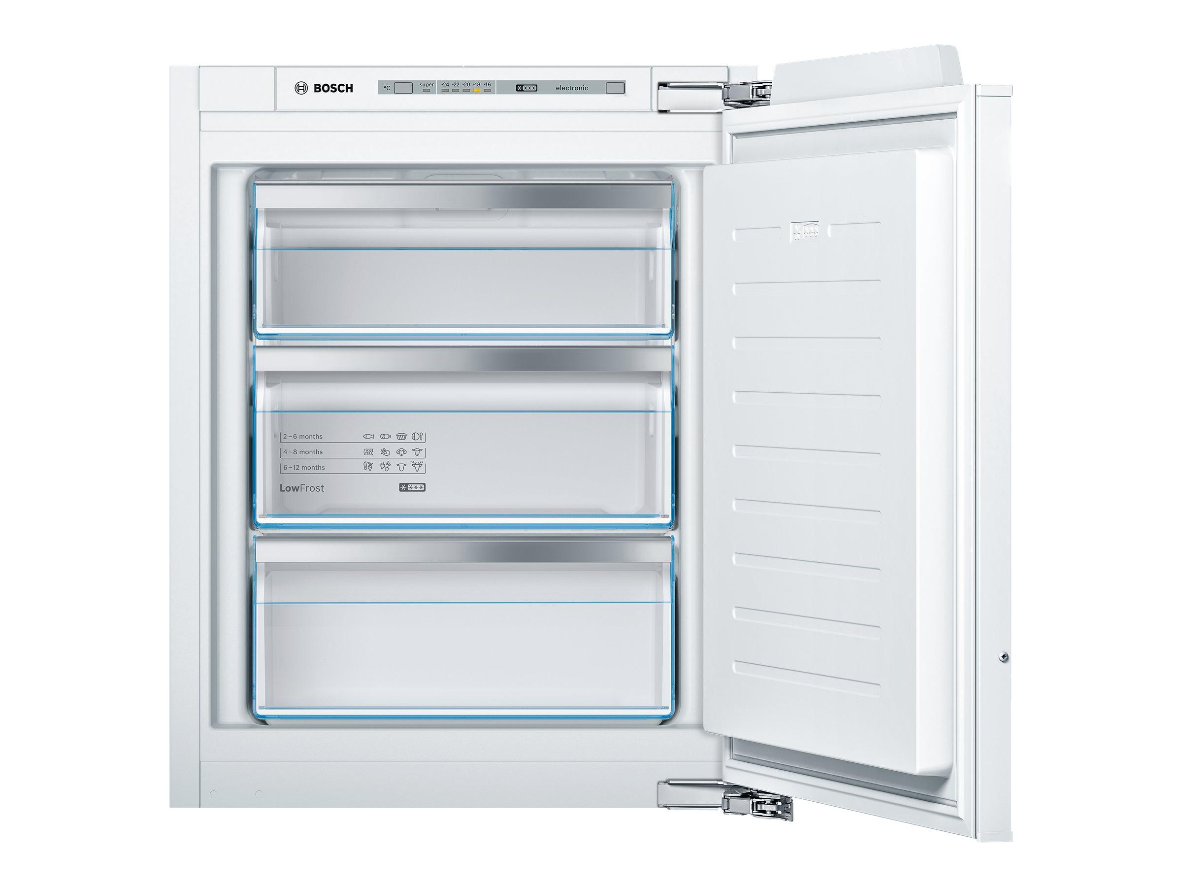 Bosch Serie | 6 GIV11AFE0 - Fryser - stående - til indbygning - bredde: 55.8 cm - dybde: 54.5 cm - højde: 71.2 cm - 72 liter - Klasse E