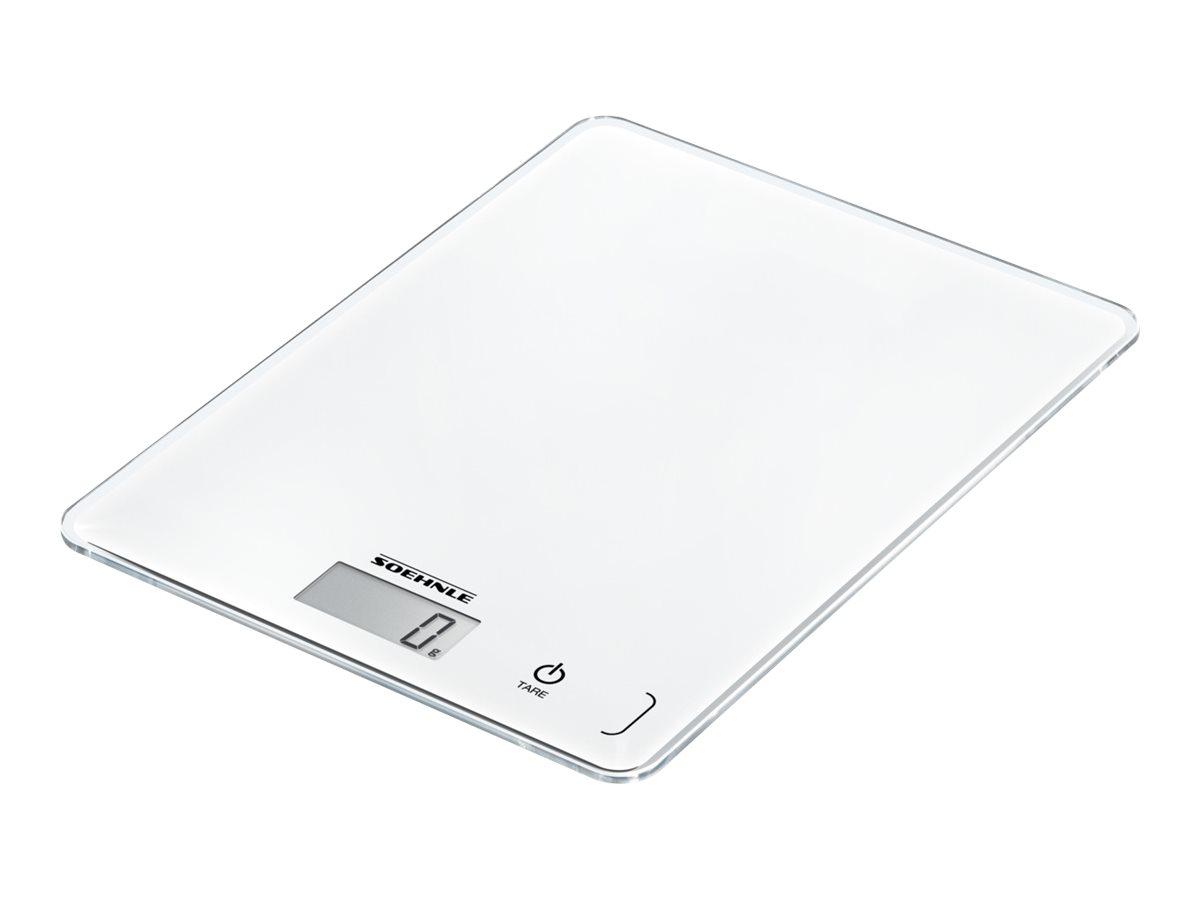 Soehnle Page Compact 300 - Køkkenvægt - hvid