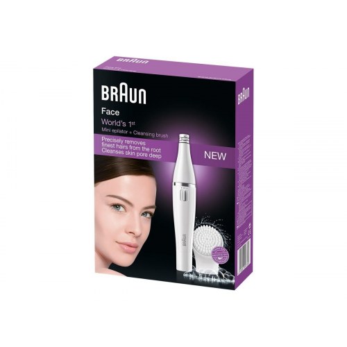 Braun Face 810 ansigtsepilator - trådløs og vandtæt