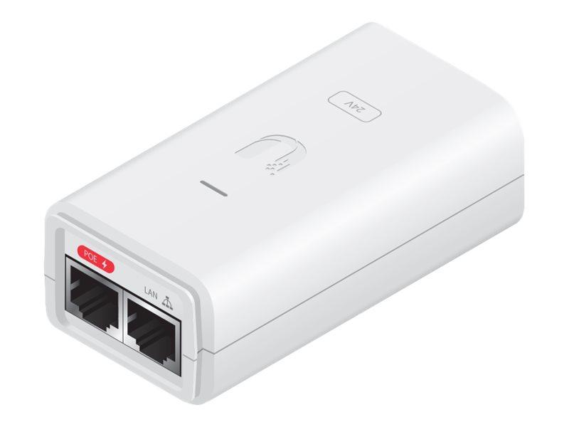 Ubiquiti POE-24-12W-G-WH PoE-injektor 24 V 12 W - hvid