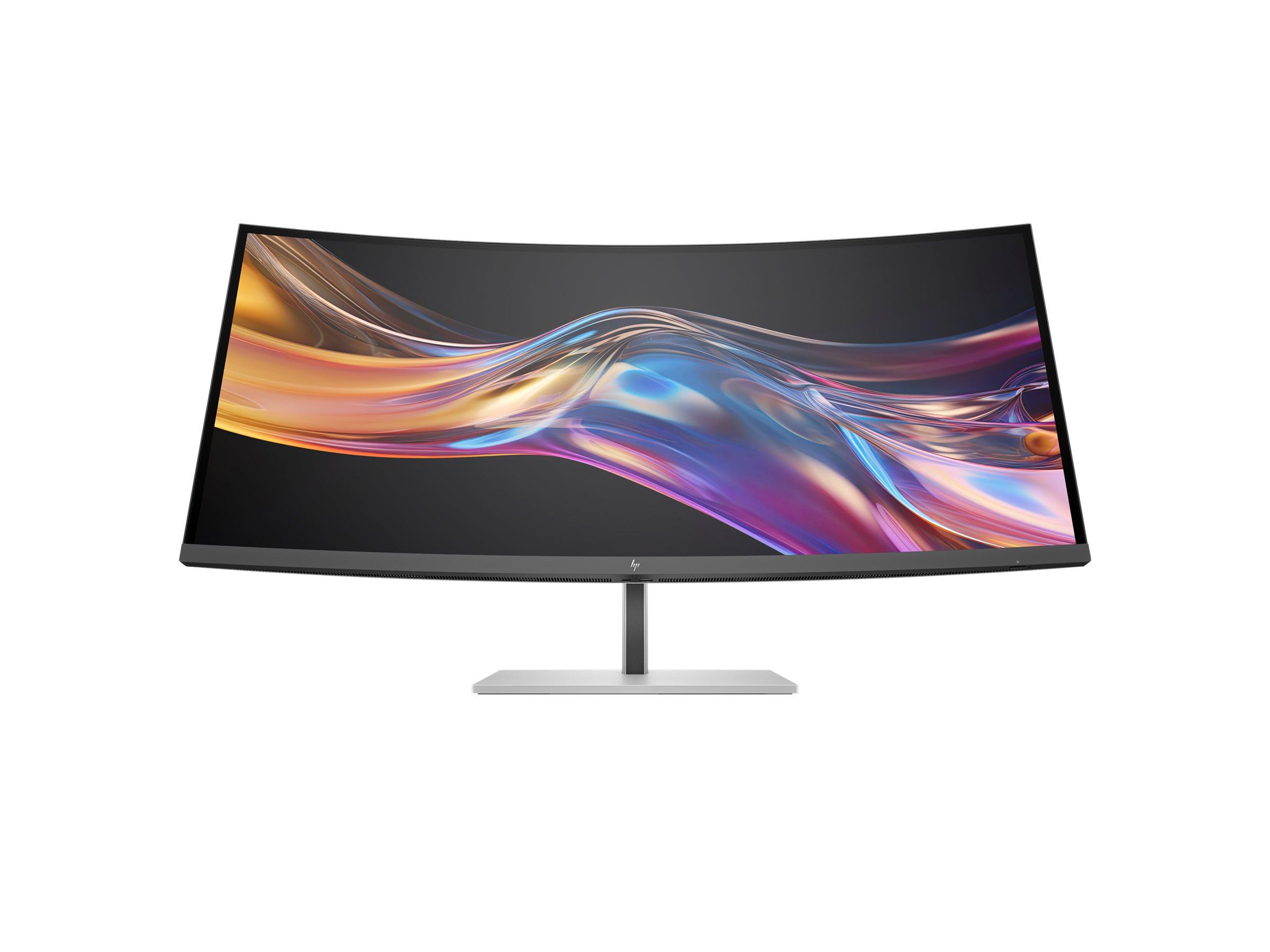 HP Series 7 Pro 738pu 38" kurvet IPS Black ultrabred skærm - 3840 × 1600, 60 Hz, Thunderbolt 4/USB-C, HDMI, DisplayPort billede