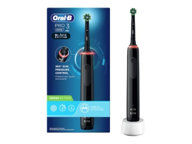 Oral-B Pro 3 3000 CrossAction elektrisk tandbørste - sort billede
