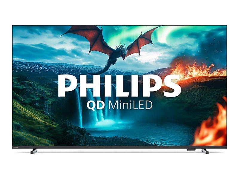 Philips 55MLED820 55" 4K UHD QD MiniLED Smart TV - Sort