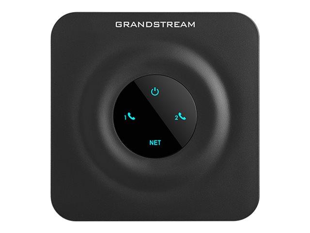 Grandstream HT801 V2 VoIP-telefonadapter - 100 Mb, sort