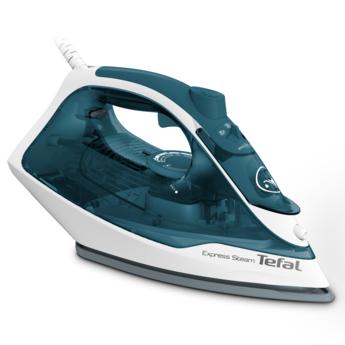 Tefal Express Steam FV2839E0 dampstrygejern - 2.400 W, blå/hvid