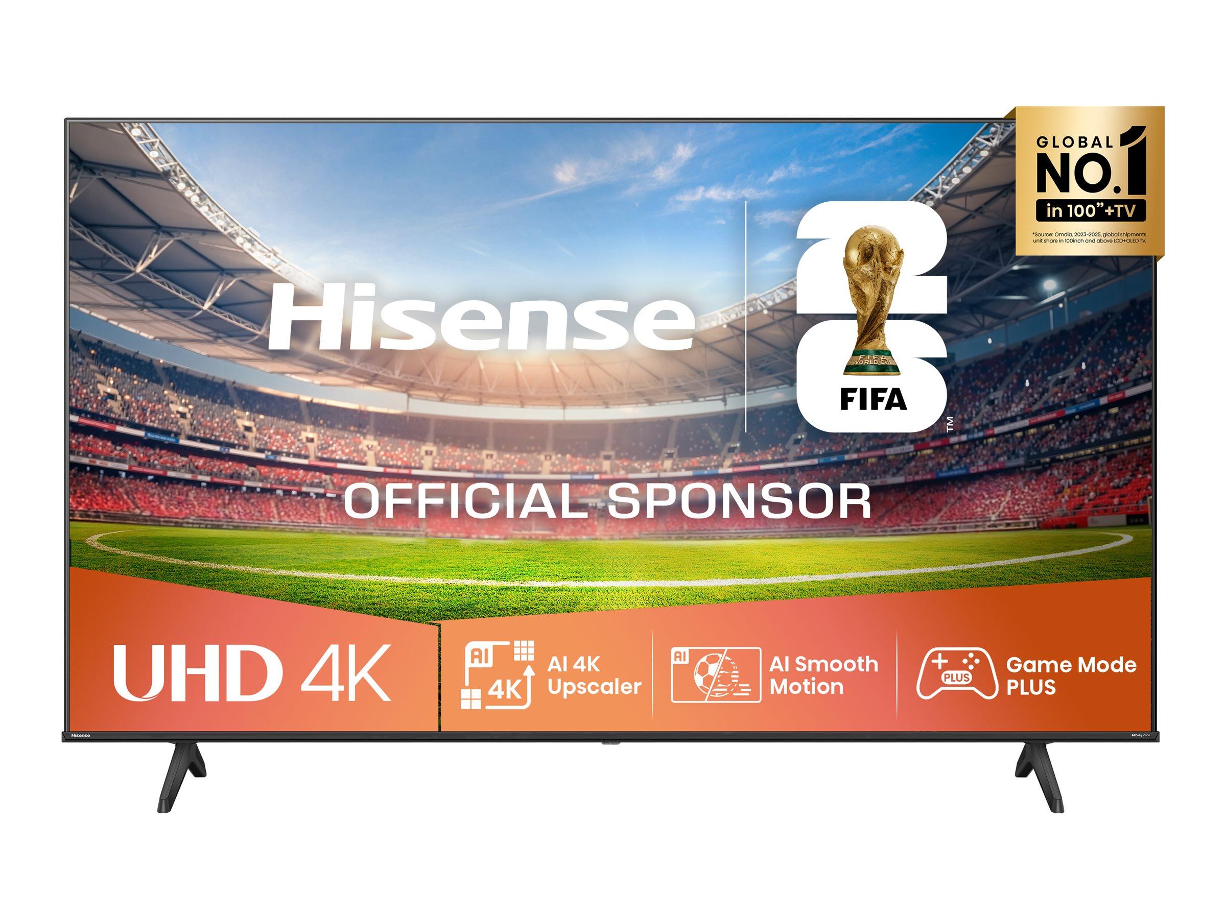 Hisense 50A6Q 50" 4K UHD Smart TV - Sort billede