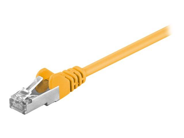 Goobay CAT 5e F/UTP netværkskabel 20 m - gul (RJ‑45 til RJ‑45) billede