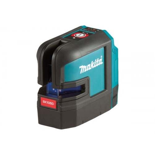 Makita SK105D krydslaser - rød laser, selvnivellerende