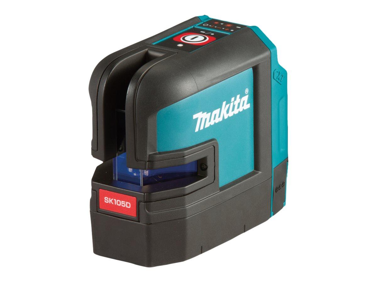 Makita SK105D krydslaser - rød laser, selvnivellerende