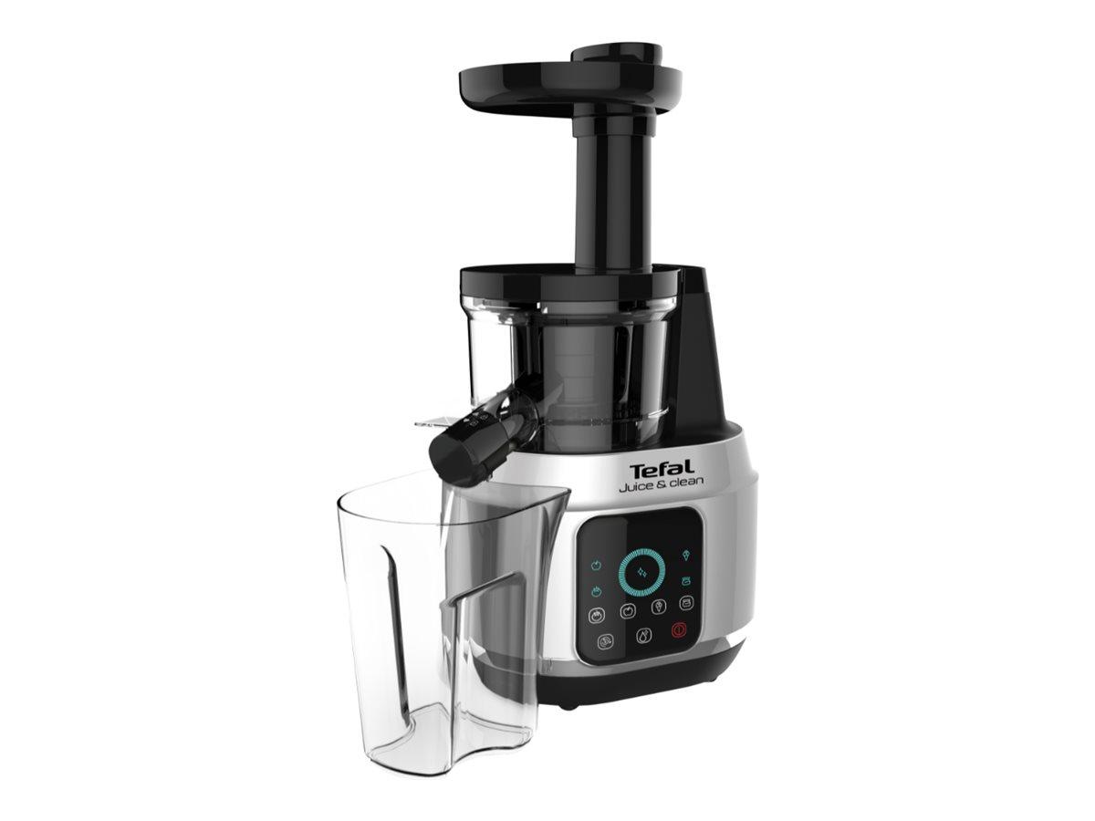 Tefal Juice & Clean ZC420E38 - Saftpresser - 150 W - sølv/sort