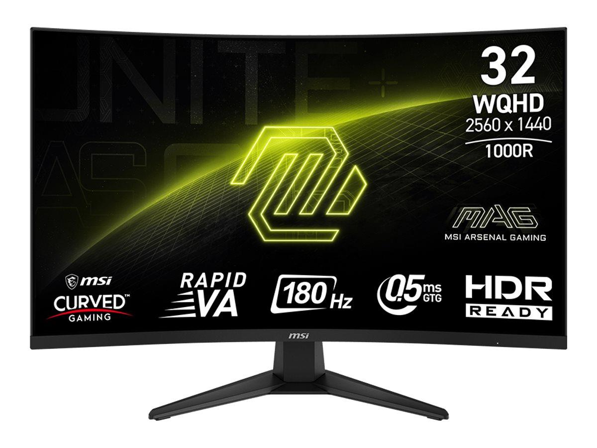 MSI MAG 325CQF 32" buet gaming-skærm - WQHD 180 Hz, Rapid VA, USB‑C billede