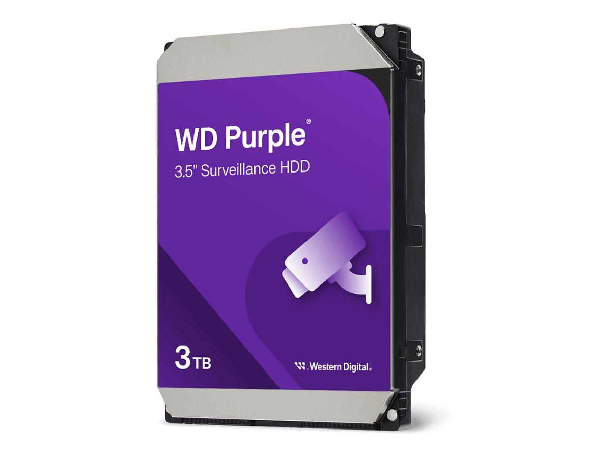 Western Digital WD Purple 3,5" harddisk 3 TB - SATA 6 Gb/s