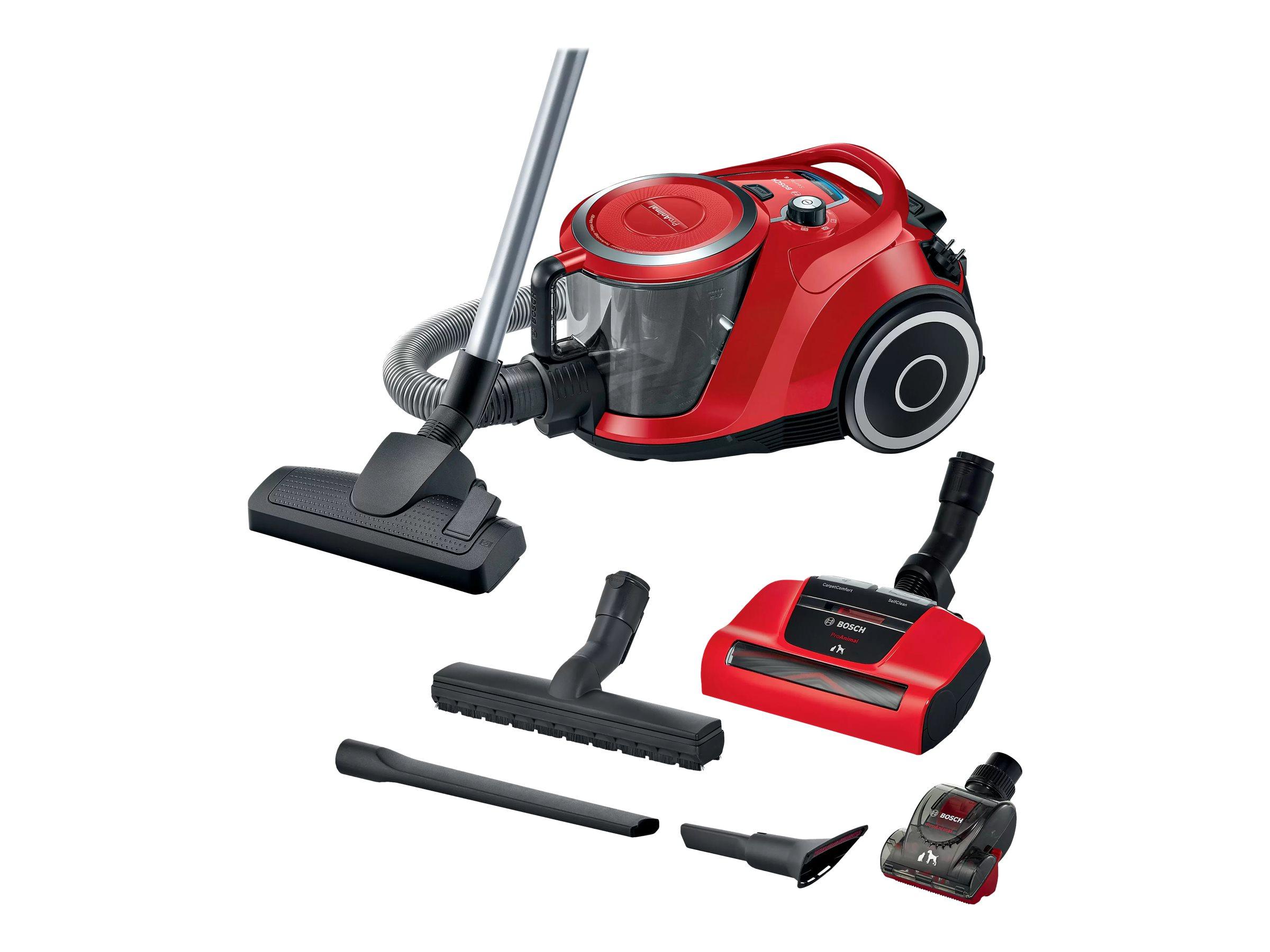 Bosch Serie 6 ProAnimal BGC41PET støvsuger uden pose - rød/sort