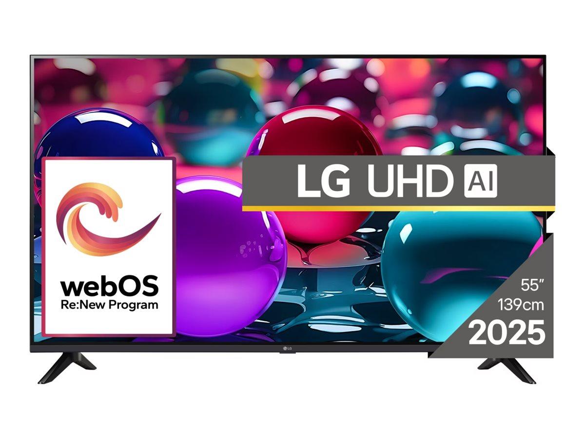 LG 55UA73003LA - 55 Diagonal klasse UA73 Series LED-bagbelyst LCD TV - UHD AI - Smart TV - webOS - 4K UHD (2160p) 3840 x 2160 - HDR - Direct LED