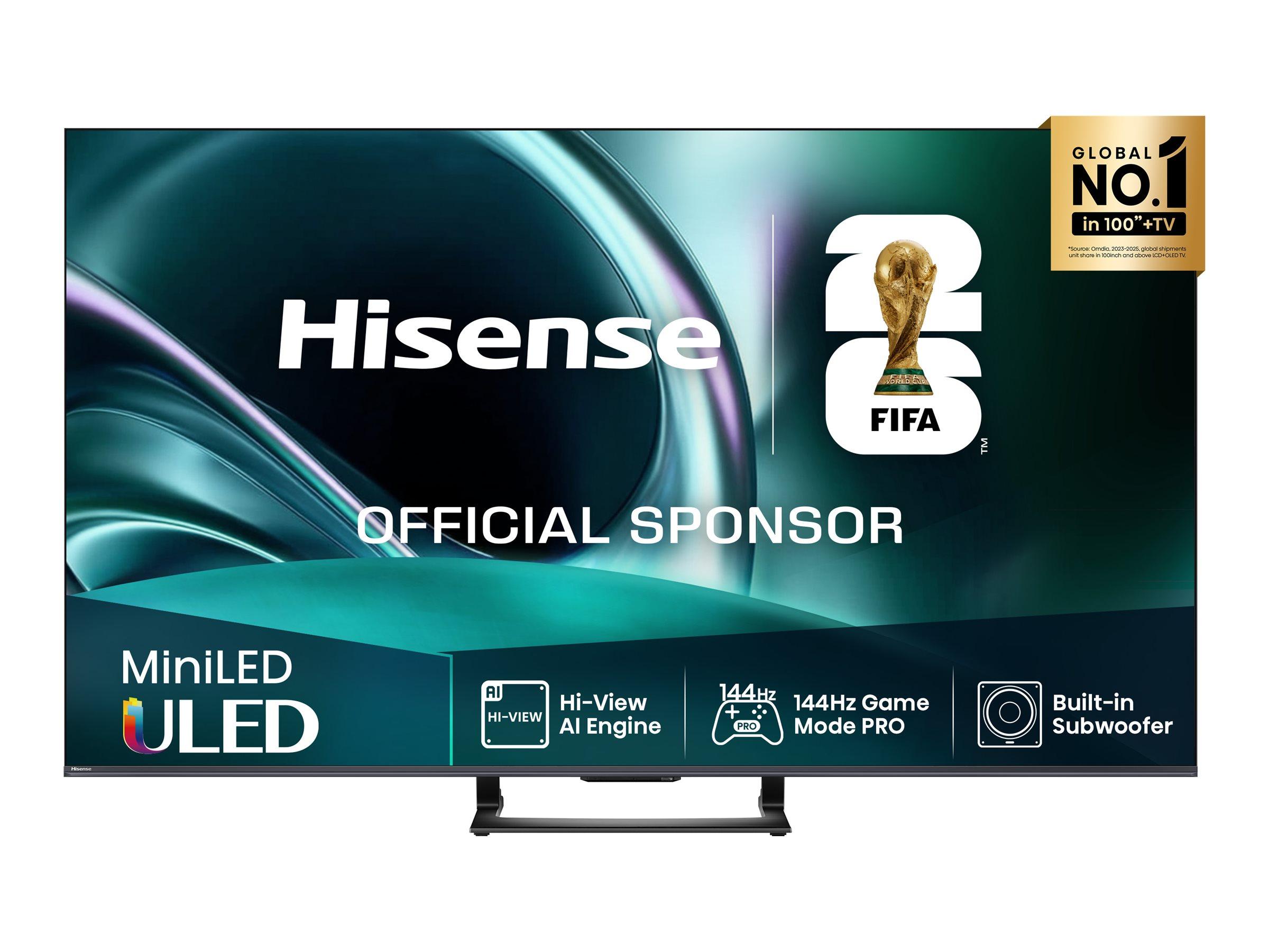 Hisense 50U7Q - 50 Diagonal klasse U7Q Series LED-bagbelyst LCD TV - ULED Mini LED - Smart TV - VIDAA - 4K UHD (2160p) 3840 x 2160 - HDR - ULED, Mini-LED, Quantum Dot - sort