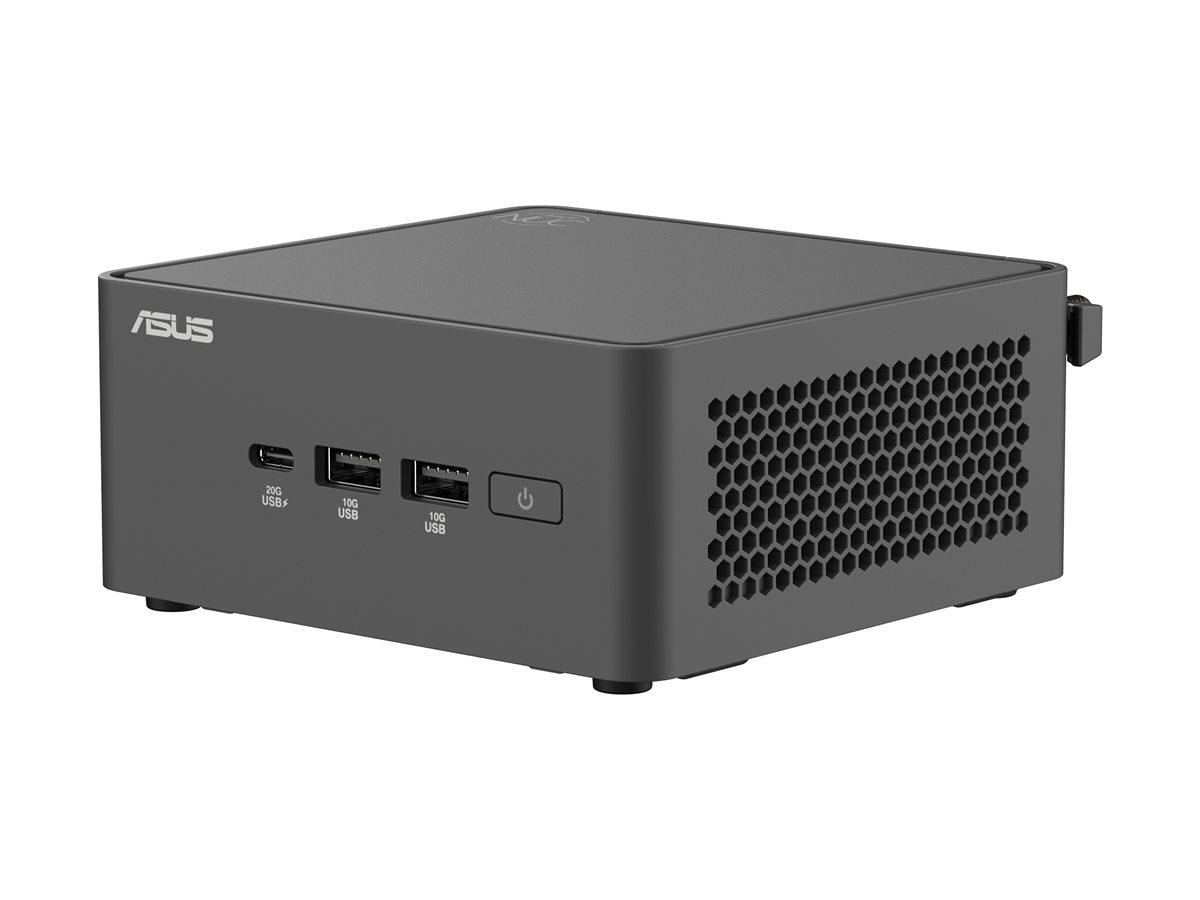 Mini pc ASUS NUC 15 Pro Tall Kit - Core Ultra 7 255H, barebone uden RAM/lagring, Intel Arc Graphics, sort