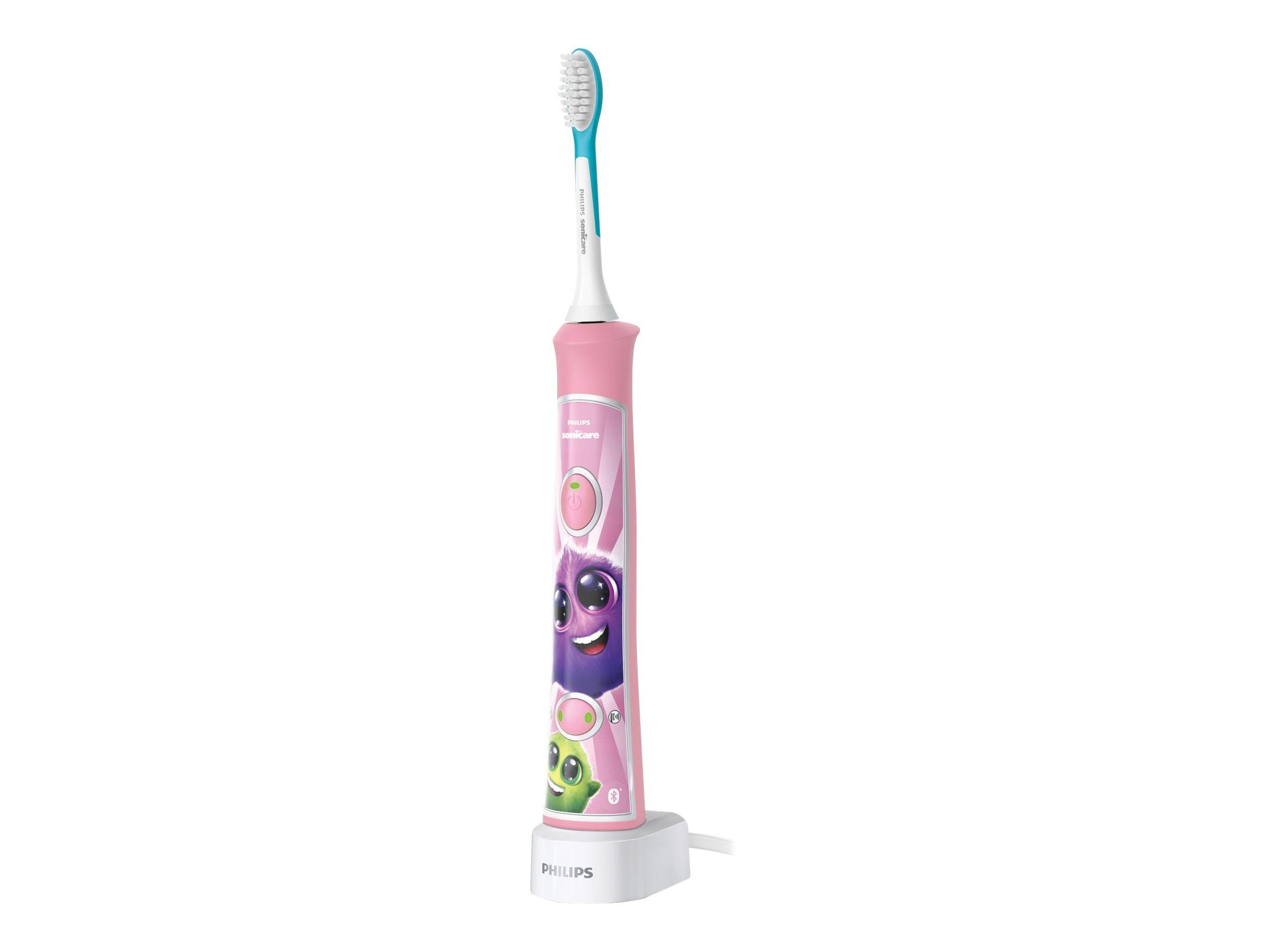 Elektrisk tandbørste Philips Sonicare For Kids HX6352 - pink/hvid billede