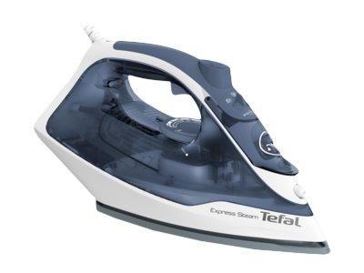 Dampstrygejern Tefal Express Steam FV2837E0, 2.400 W, blå/hvid
