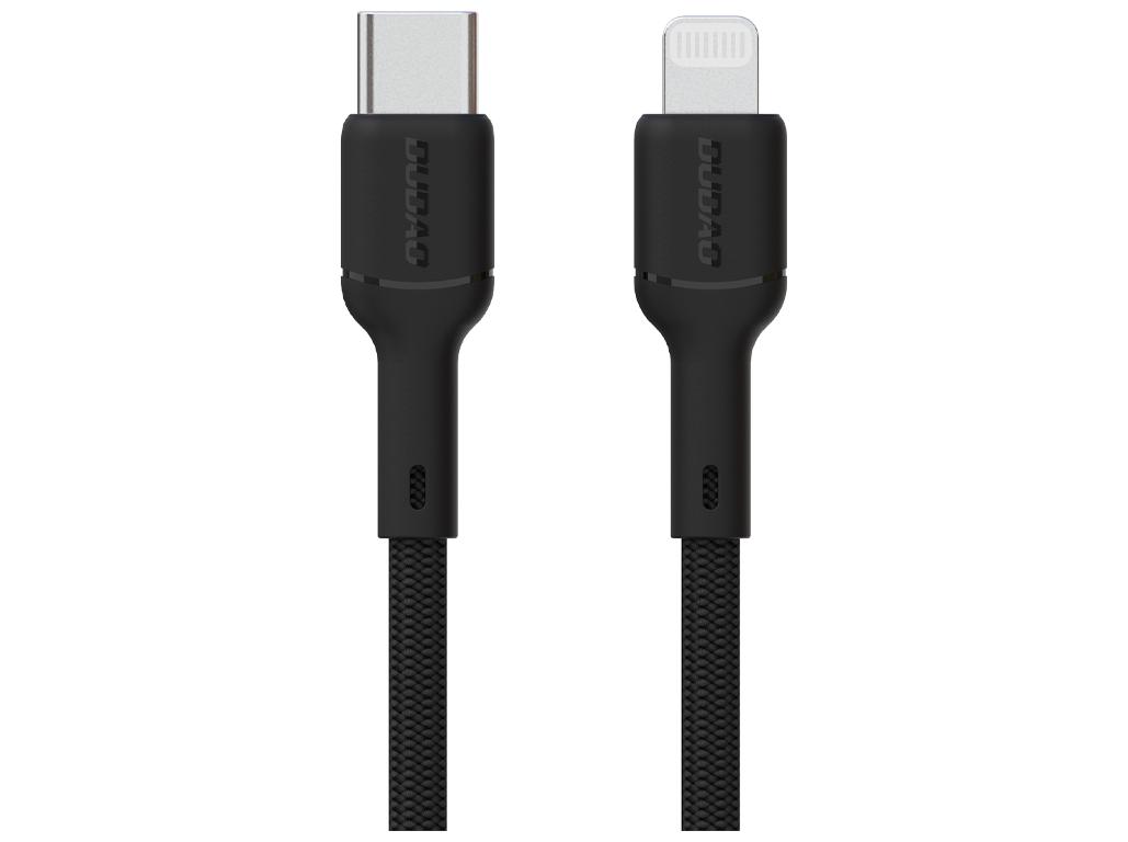 USB-C til Lightning-kabel Dudao L9X - 2 m, sort