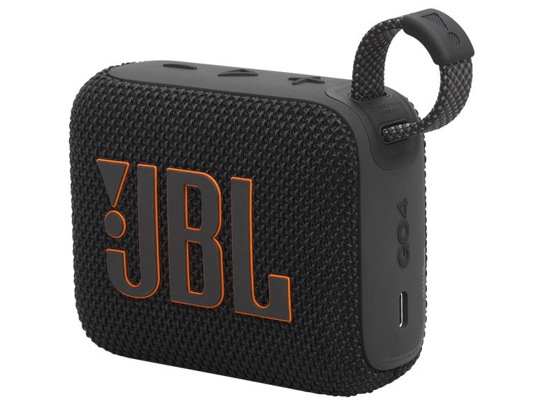 JBL Go 4 Bluetooth Højttaler - Vand og støvtæt - Sort