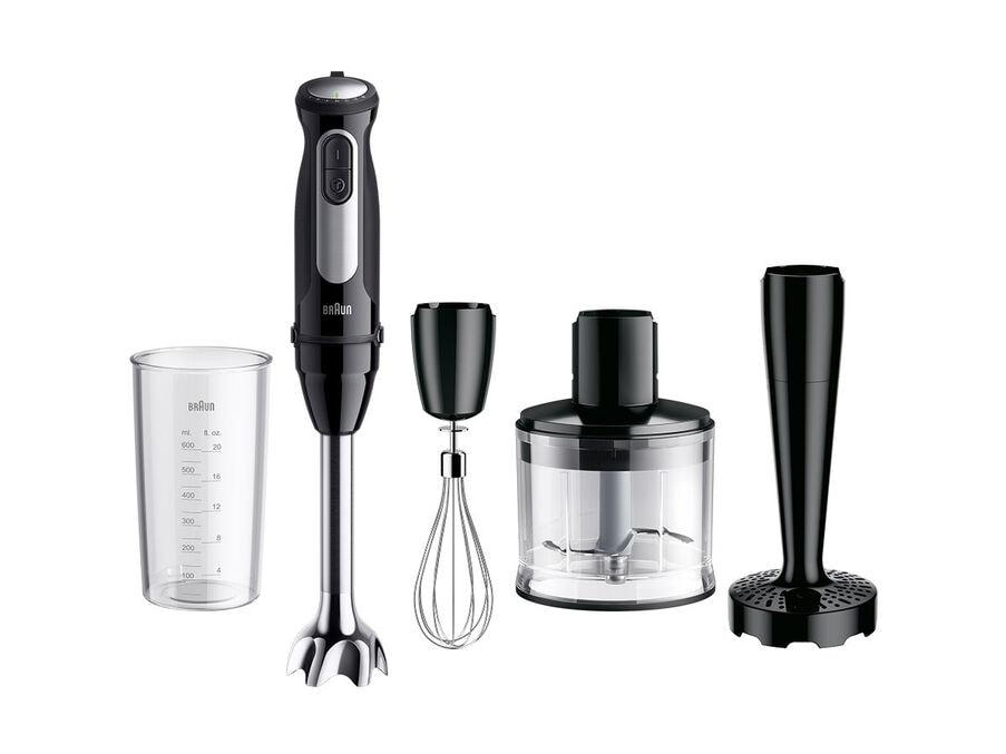 Stavblender Braun MultiQuick 5 Pro 1000 W - sort/sølv billede
