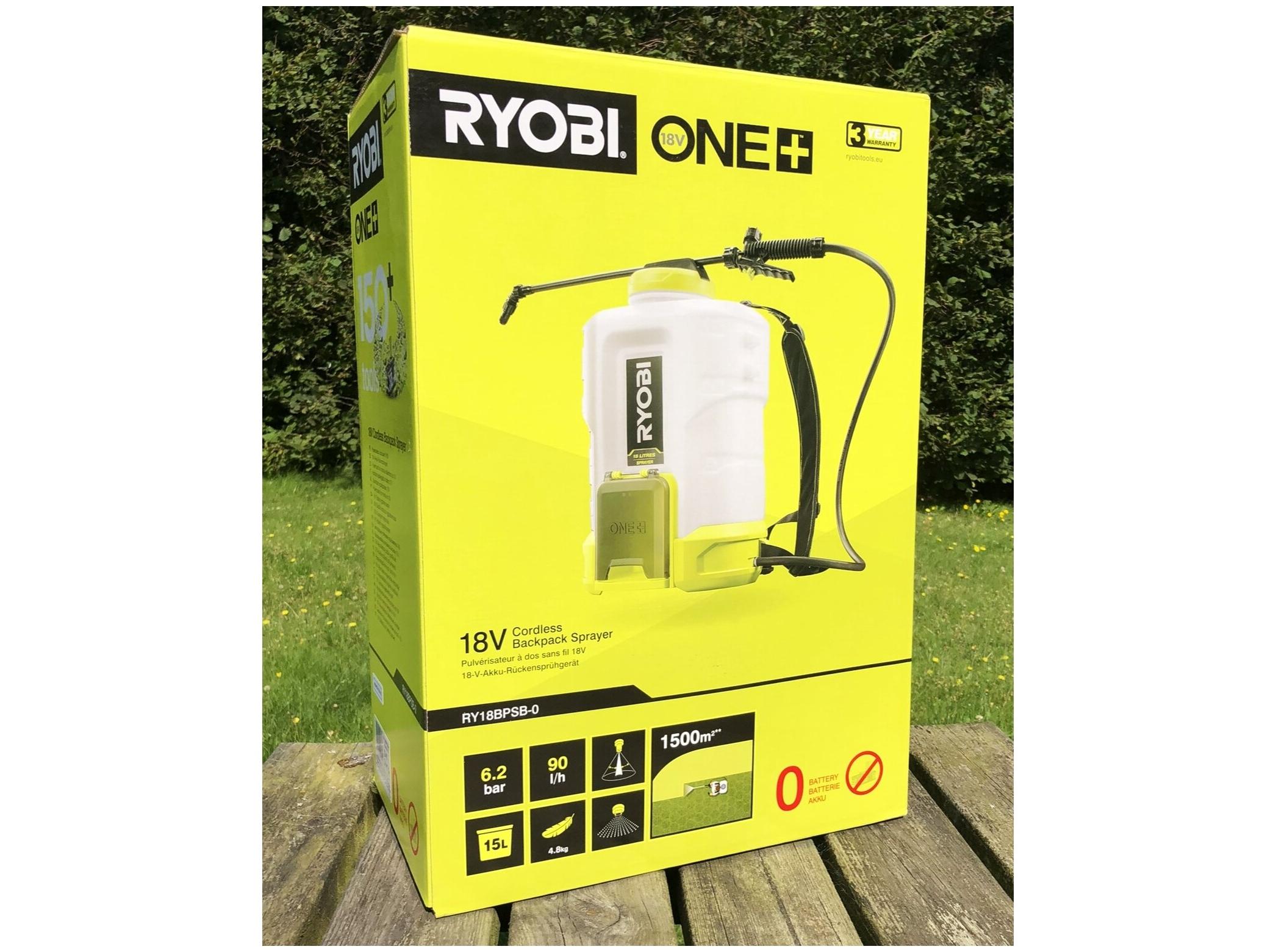 Rygsprøjte Ryobi ONE+ RY18BPSB-0 18 V 15 l - uden batteri