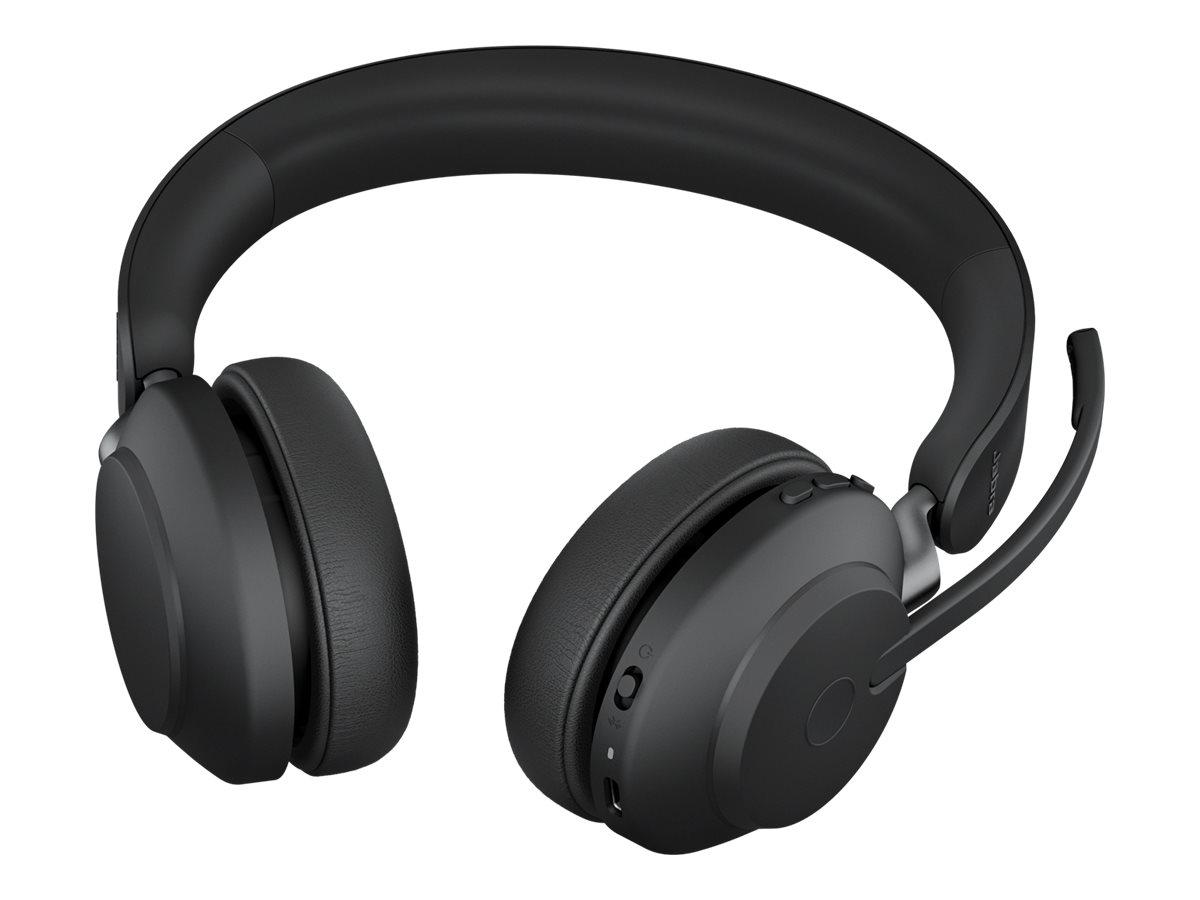 Trådløst headset Jabra Evolve2 65 UC Stereo USB-A - sort