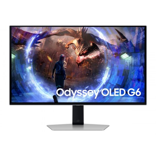 Gaming skærm Samsung Odyssey OLED G6 27" QHD 360 Hz (sølv)