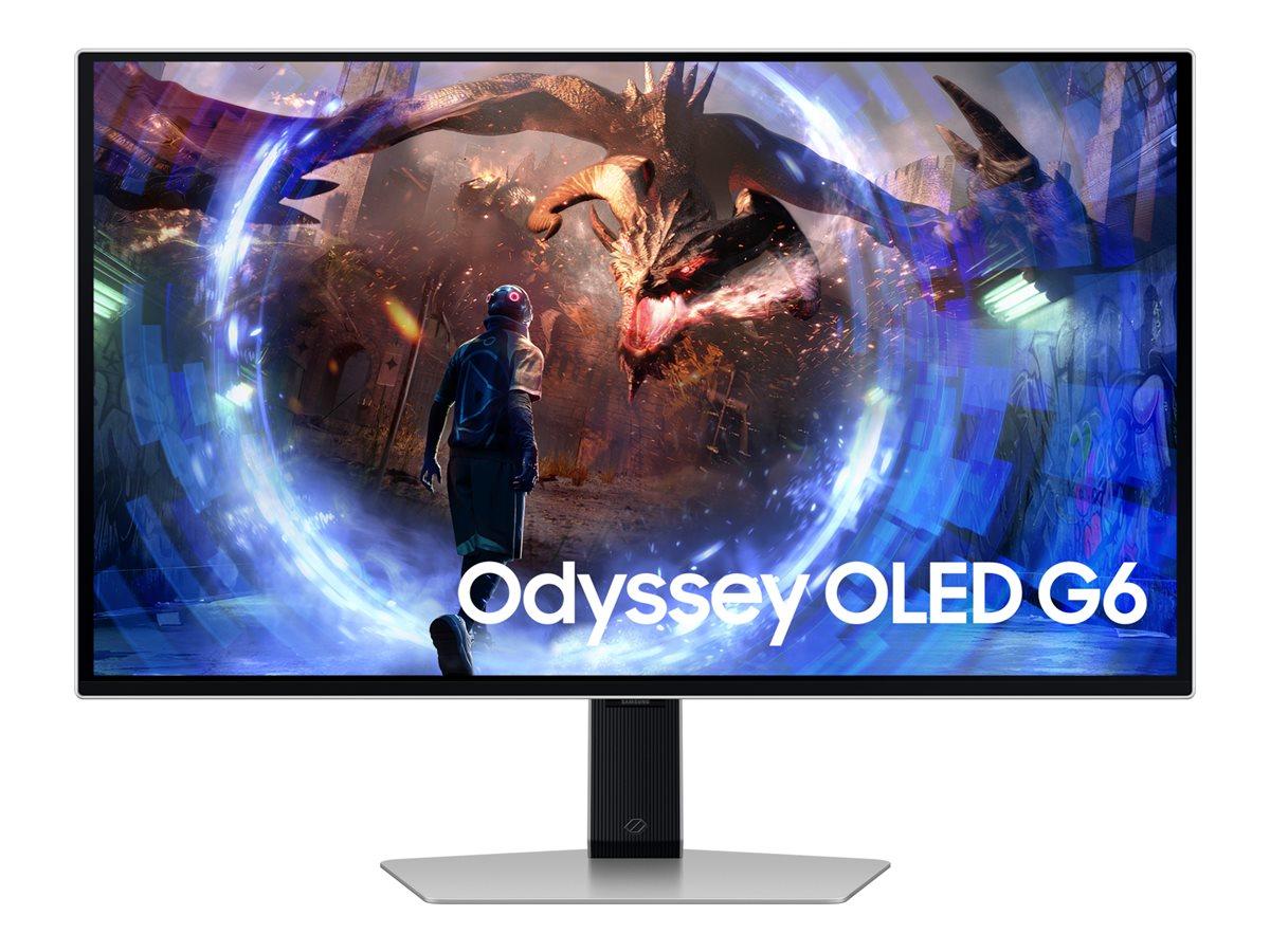 Gaming skærm Samsung Odyssey OLED G6 27" QHD 360 Hz (sølv) billede